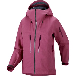 Veste imperméable à coque rigide pour femme, à capuche, fermeture éclair sur le devant, manteau d'extérieur, veste de course pour femme, veste imperméable pour le cyclisme - Product Image 1