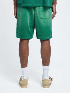 Pantalones Cortos Casuales para Hombre de Uso en Exteriores, Precio al por Mayor, Logotipo Personalizado OEM, Ligeros, Tela Suave, Color Verde, Hechos en Pakistán - Product Image 2