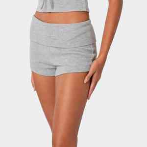 Pantalones Cortos Deportivos de Cintura Alta con Tecnología de Secado Rápido y Control de Abdomen para Mujer - Product Image 5