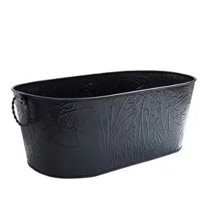 Seau à glace en métal finition or avec poignées, articles de bar, refroidisseur de bouteilles de bière et de vin, seaux à glace à prix économiques - Product Image 2