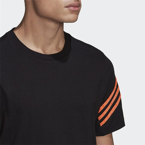T-shirt à manches courtes pour homme, taille plus, coupe décontractée, noir, imprimé, respirant, 100% coton - Product Image 5