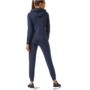 Conjunto Deportivo Unisex con Sudadera con Capucha Gris, Manga Larga, Color Sólido, Ropa Casual, Material de Felpa, Corte Regular, Secado Rápido, con Bolsillo - Product Image 4