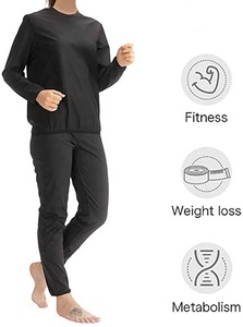 Trajes de Sauna hechos a medida para mujer, traje fino para perder peso y sudor, ropa de gimnasio para Fitness, trajes de Sauna para mujer - Product Image 5