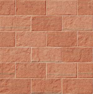 Revêtement mural extérieur en pierre naturelle, carreaux de grès rouge naturel, coupe mécanique rustique, matériau en pierre naturelle. - Product Image 1