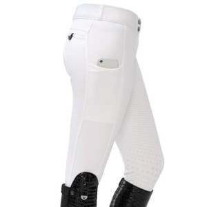 High Quality 4-way Stretch Horse Riding Breeches Leggings Tights <b>Equestrian</b> Wear Pants on Technical Fabric with Soft Feel - Product Image 1