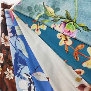 50D Swam lavorato a maglia 50D 87 poliestere 13 spandex tessuto stampa digitale tessuto floreale stampato personalizzato vestiti Swam - Product Image 3