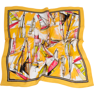 Foulard carré personnalisé 100 % coton, imprimé, style mouchoir en satin de soie, pour femme, usage quotidien, cadeau - Product Image 6
