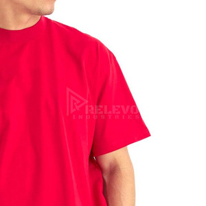 T-shirt pour homme surdimensionné en coton 100% de qualité supérieure 220 g/m², col rond, décontracté, hip-hop - Product Image 4