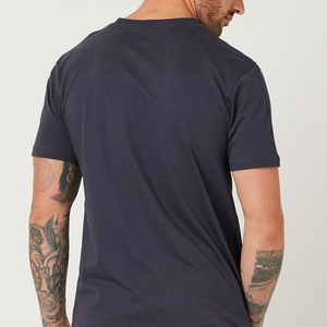 Camisetas Oversize para Hombre, Estilo Vintage Lavado al Ácido, Camiseta Casual Holgada de Algodón Pesado, Estilo Urbano - Product Image 4