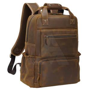 Customized Logo High Quality Leather <b>Backpack</b> Waterproof Leather <b>Backpack</b> Online Sale Leather <b>Backpack</b> - Product Image 1