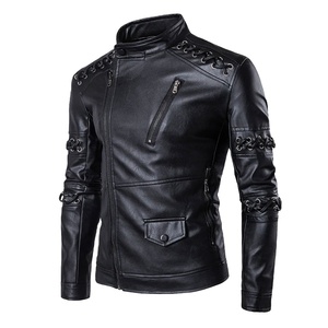 Chaqueta de cuero para hombre, recién llegado, chaqueta de cuero cómoda transpirable con tamaño de Color personalizado, tela forrada a medida 2026 - Product Image 6