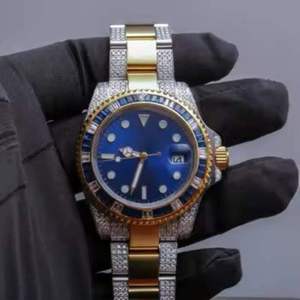 Reloj de Lujo Personalizado para Mujer, Cuarzo Analógico, Correa de Plata de Ley de Alta Calidad, Diamante Moissanita, Cristal de Acero Inoxidable - Product Image 4