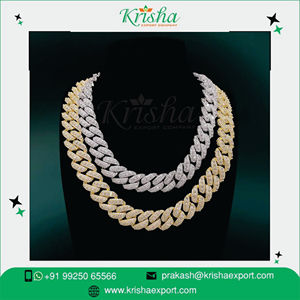 Hot Selling 10K Gold & 925 Silver Diamond Hip Hop Cuban Link Necklace-Gift for Unisex 5mm/8mm/10mm Width - Product Image 6