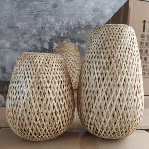 Handmade <b>Bamboo</b> Lampshade Natural Home Decor Woven <b>Lighting</b> for Wholesale Bulk Orders Sustainable Vietnam Supplier - Product Image 2