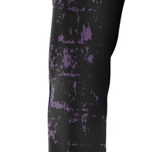 <b>Men's</b> Black Purple Print Sweatpants Elastic Waist Casual <b>Joggers</b> Midweight Polyester Autumn Wear - Product Image 6