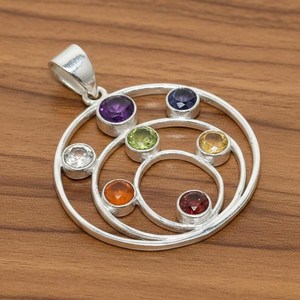 NIKHIL GEMS จี้รูปหัวใจวินเทจทำมือจากคุนไซต์ เงินแท้ชุบทอง พร้อมสร้อยคอปรับขนาดได้ รับรองโดยบุคคลที่สาม - Product Image 4