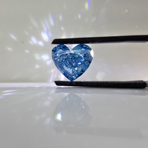 Diamante Suelto Cultivado en Laboratorio, Corte Brillante Modificado, Color Azul Intenso Fantasía, 5.7CT, VS2, Certificado IGI - Product Image 2