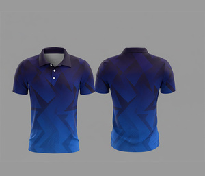 เสื้อโปโลซับลิเมชั่นทันสมัยสำหรับผู้ชายและผู้หญิง ตะเข็บทนทานสำหรับผู้ชาย ผู้หญิง และวัยรุ่น แห้งเร็ว ระบายอากาศได้ดี เหมาะสำหรับการออกกำลังกาย - Product Image 5