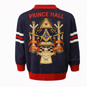 Suéter Masónico para Hombre con Logotipo – Jersey Masónico de Punto Premium, Ropa Casual Cómoda para Invierno, Diseño Personalizado y Marca Privada - Product Image 2