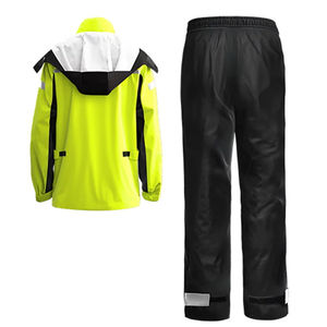 Ensemble de pluie pour homme de haute qualité, imperméable et coupe-vent, veste et pantalon, design personnalisé, équipement d'extérieur, vente en gros - Product Image 2