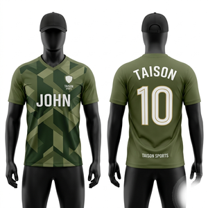 Maillot de football en polyester respirant 180 GSM, gris, design à panneaux hexagonaux, sublimation, logo personnalisé - Product Image 2