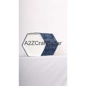 Contenedor de Basura Plegable Hexagonal para Exteriores, Diseño Elegante de Cartón y Algodón, Gestión de Residuos para Interiores/Exteriores - Product Image 6