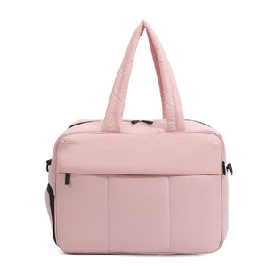 Bolsa de Viaje de Nailon Blanca Personalizada de Gran Capacidad, Bolsa de Gimnasio con Asa Suave y Cierre, Bolsas de Fitness - Product Image 4