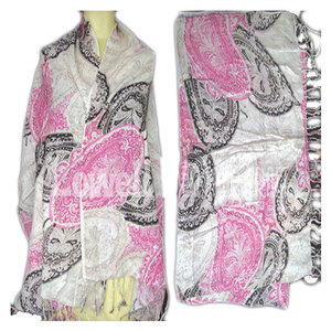 Women's Rayon Viscose Printed Floral Scarf Stole Lightweight Soft Elegant Fashion <b>Wrap</b> Shawl Boho Vintage Stylish Neck Head Cove - Product Image 2