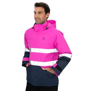Chaqueta de Trabajo Reflectante de Alta Visibilidad para Hombre, Impermeable, de Invierno, para Seguridad Laboral, Construcción, Resistente al Viento, 2026 - Product Image 5