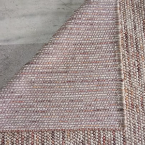 Tapis en laine fait main – Tapis en feutre épais aux tons terreux naturels pour salon, chambre et décoration intérieure - Product Image 6