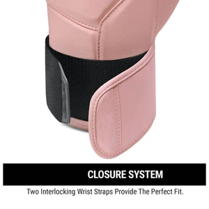 Guantes de Boxeo para Mujer de Cuero Sintético Premium, Rosa y Blanco, Acolchado Grueso, Resistentes al Desgaste, Guantes de Boxeo de PU, Rosa y Blanco, para Sparring - Product Image 3