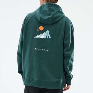 Custom Men's Winter Thermal Fleece <b>Ski</b> Hoodie Oversized Mountain Graphic Sweatshirt Outdoor Snowboard Pullover Streetwear - Product Image 2