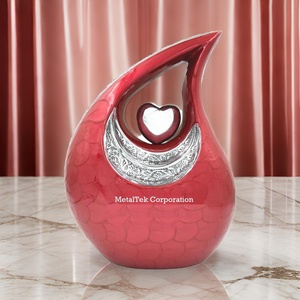 Teardrop Cremation Urn <b>for</b> Memorial <b>Ashes</b> Storage Wholesale Manufacturer Decorative Funeral Tear Drop <b>Keepsake</b> <b>Ashes</b> Metal Urns - Product Image 4