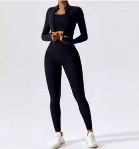Conjunto de Yoga para Mujer, Estilo Único, Cómodo, Superventas, Diseño Sólido, Transpirable, Ecológico, Ligero, de 2 Piezas - Product Image 6