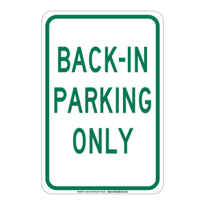 Panneau de signalisation Brady durable pour intérieur/extérieur, pour stationnement réservé, avec impression UV et avertissement d'arrêt - Product Image 3
