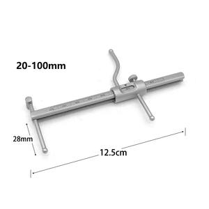 Juego de Instrumentos Ortopédicos Ametrine APC-13, Regla de Medición de Espaciado Mandibular para Implantes, Posicionador Mandibular Vertical Completo, Vernier Manual - Product Image 3