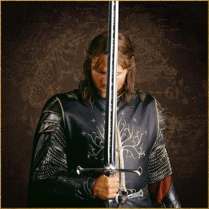 Espada Antigua Personalizada del Rey |   Réplica de Fantasía Hecha a Mano |   Espada Decorativa Coleccionable para Exhibición, Regalos Coleccionables para Hombres - Product Image 3