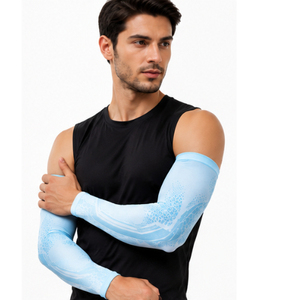 Nouvelles manches de bras de sport d'extérieur unisexes, design personnalisé, impression par sublimation, anti-UV, respirantes, écologiques, séchage rapide - Product Image 2