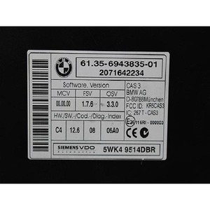ECU และโมดูลคอมพิวเตอร์มือสองสำหรับรถยนต์ซีรีส์ 5 รุ่น 6135694383501 - Product Image 6