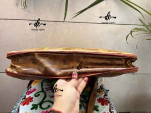 New Arrival Crunch Leather Messenger Shoulder Bag Multi Uses Hot Sale High Quality Leather Unisex Bags - Product Image 5