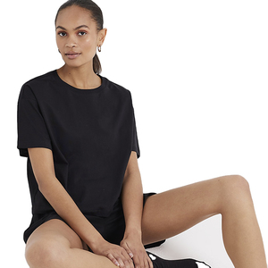 Ensemble élégant pour femmes, t-shirt et short en dentelle unie avec fermeture éclair, doux et confortable, tenue décontractée en deux pièces pour les voyages, le quotidien et les activités de plein air - Product Image 2