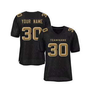 Maillot de football américain haut de gamme, uniforme d'équipe personnalisé élégant, maille respirante, confortable, durable, coupe ajustée, léger, athlétique - Product Image 2
