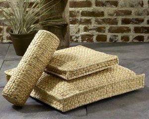 Vietnam Natural Woven Water Hyacinth Floor <b>Cushion</b> Round Eco Friendly Pouf Sitting Mat Home Decor - Product Image 6