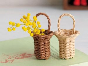 Panier à fleurs artisanal en rotin tressé, vente en gros pour l'exportation, avec panier cadeau en rotin, magnifique accent rustique pour la maison, pour acheteurs B2B - Product Image 3