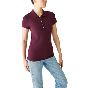 Activewear <b>Womens</b> Polo Shirts Short Sleeve Athletic Top For Lady Supportive Yoga Gym Wear Stretchable High Performance Shirts - Product Image 4
