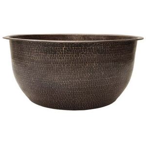 Bol à pédicure décoratif vintage en cuivre, parfait pour les bains de pieds relaxants et les services de pédicure professionnels - Product Image 3