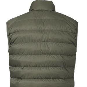 Gilet matelassé à col roulé pour homme grande taille, résistant à l'eau, en polyester et nylon, chaud pour l'hiver, sans manches, vente en gros - Product Image 3