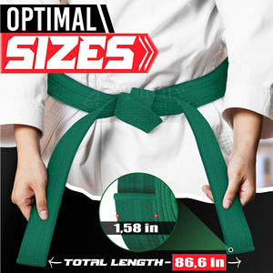 Ceinture d'arts martiaux de haute qualité pour l'entraînement, faible MOQ - Product Image 3