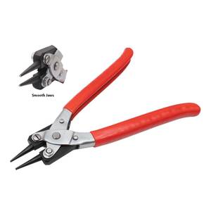 Parallel Nose Pliers Jaws Stainless Steel Handles OEM 203mm 8" Jewelry Making Tools <b>Watch</b> Optical Bending Wrapping DIY Craft - Product Image 1