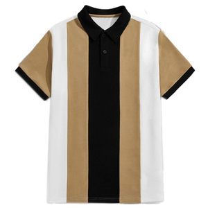High Quality Mens Polo Shirt Regular Fit <b>3</b>-button Closure Soft Touch Elastic Material Comfortable Short Sleeve For Summer - Product Image 3